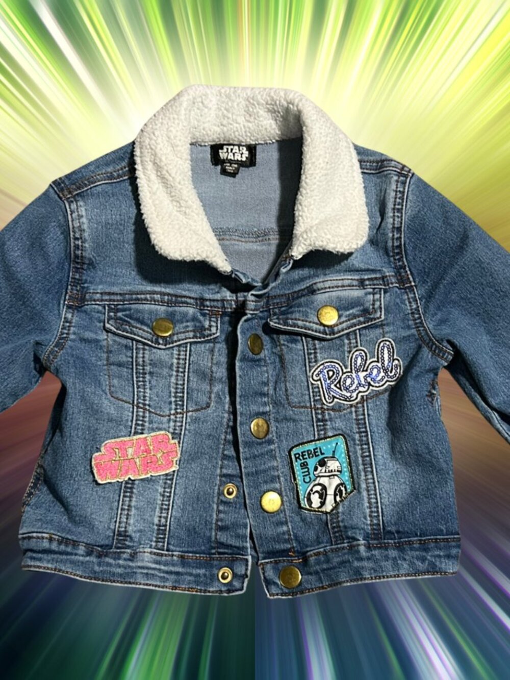 Kids Denim Star Wars Jacket Size 6